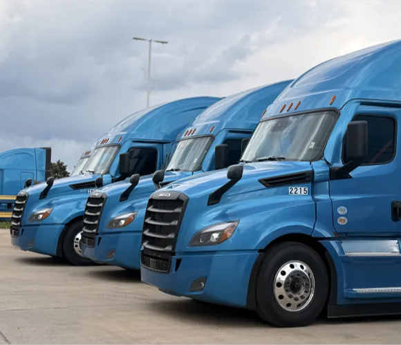 Dedicated 53-foot reefer truck for temperature-controlled trucking